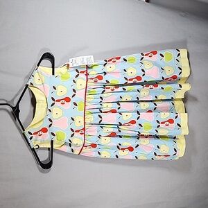 Salopia Creations Sundress Apple and Pears Girls Size 2-3